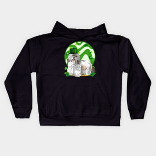 Havanese Dog St Patricks Day Leprechaun Kids Hoodie